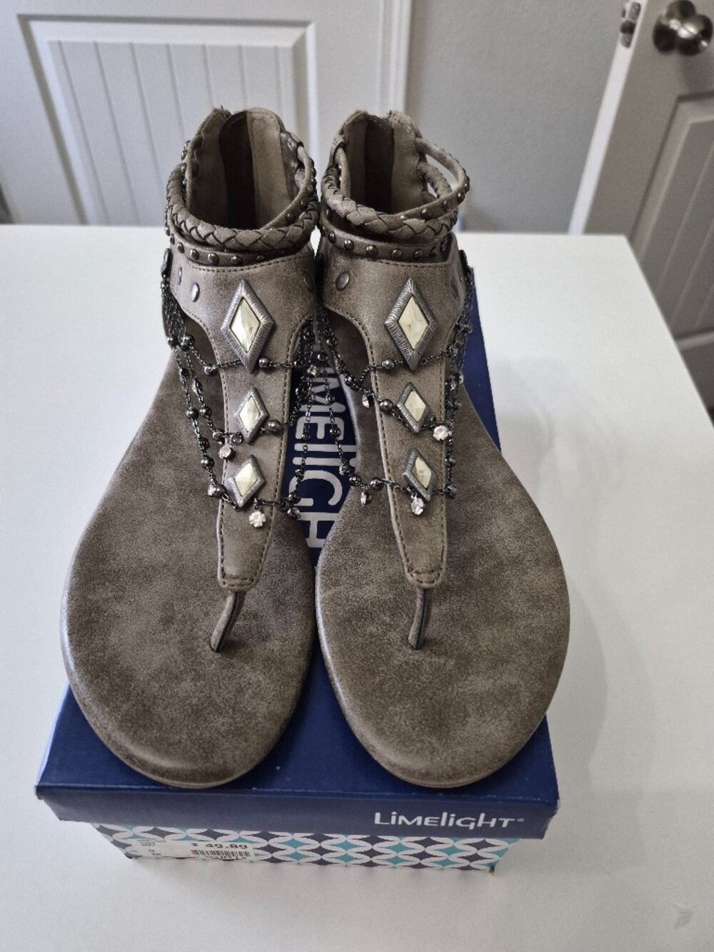 Limelight Tiara Sandals New With Box sz 9
